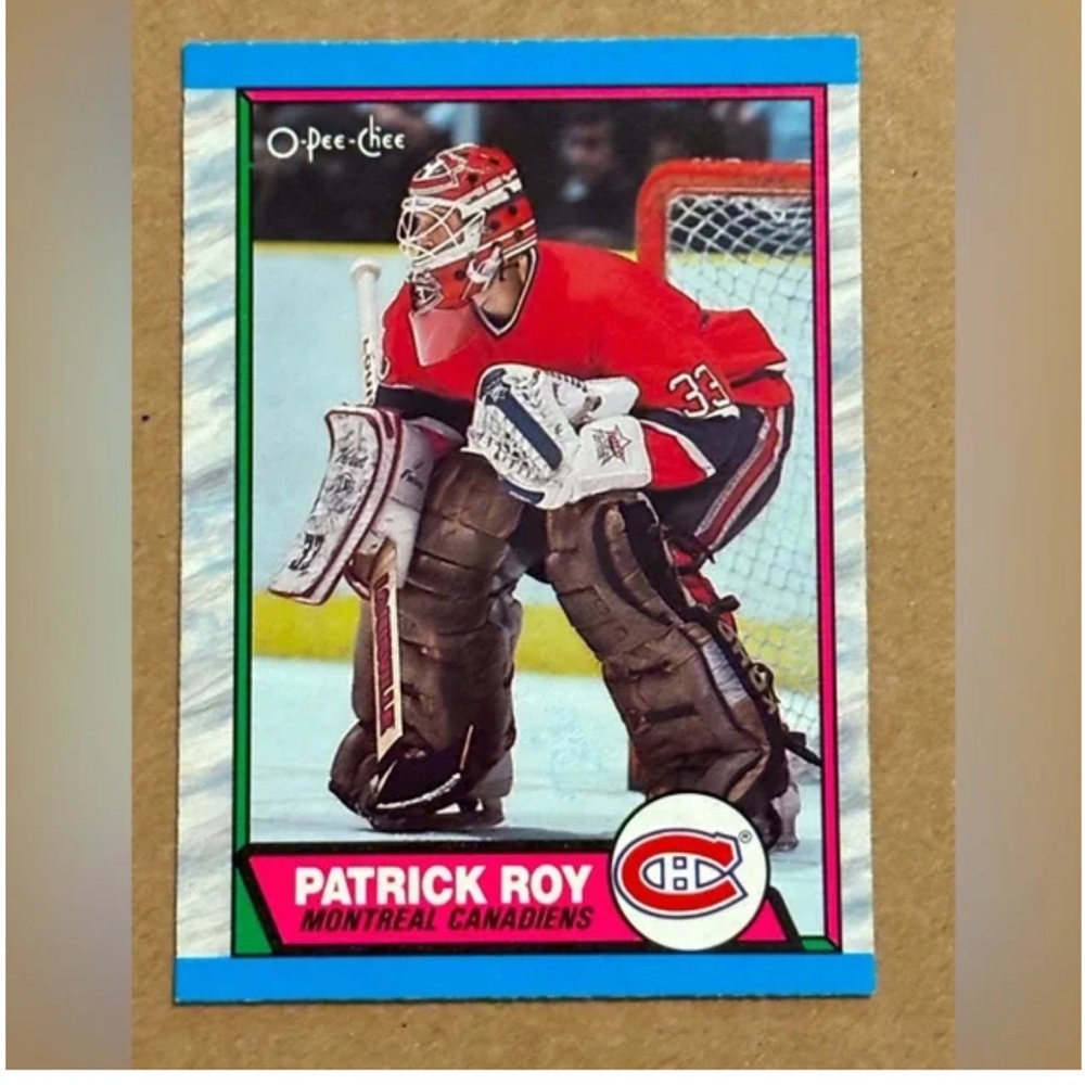 Patrick Roy 1989/90 O-Pee-Chee Montreal Canadiens Hockey Card